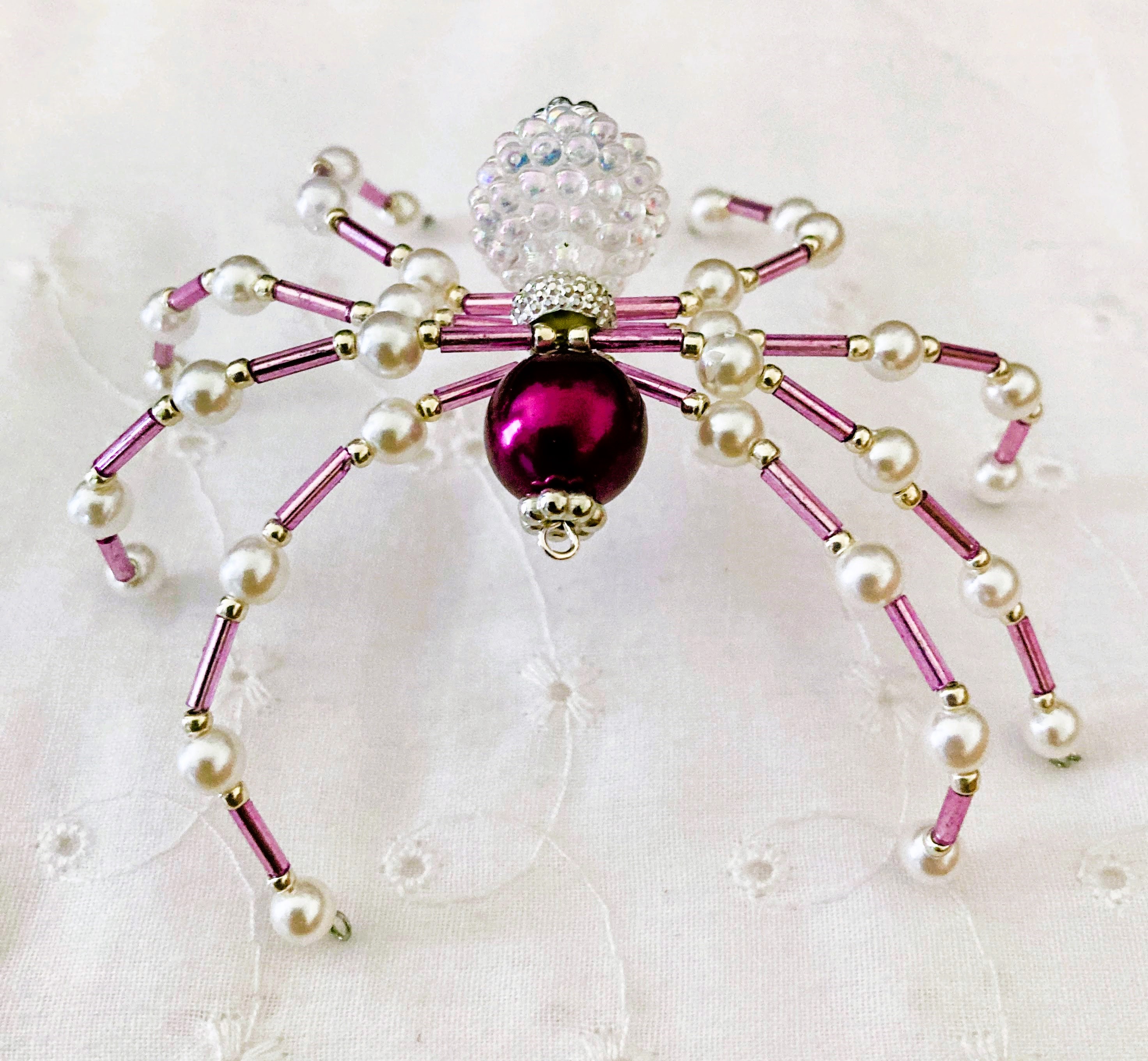 Handcrafted Beaded Spider Ornament